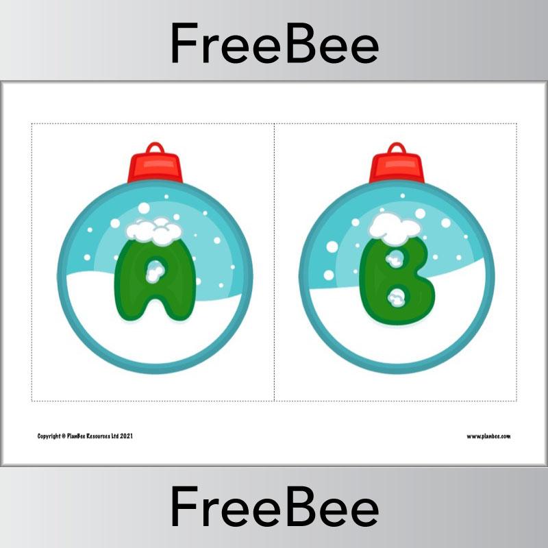 PlanBee FREE Christmas Alphabet Display Pack by PlanBee