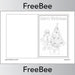 Merry Christmas card templates free downloads for children by PlanBee