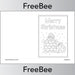 Father Christmas card templates free downloads for children by PlanBee
