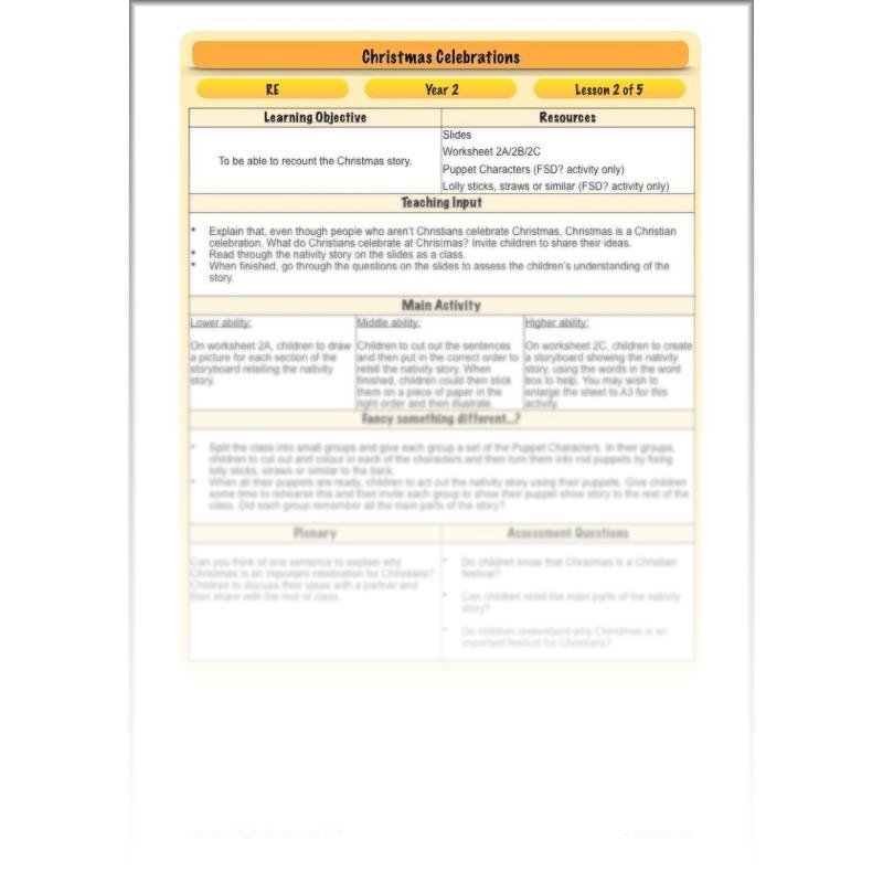 PlanBee Christmas Around the World KS1 RE Lessons by PlanBee