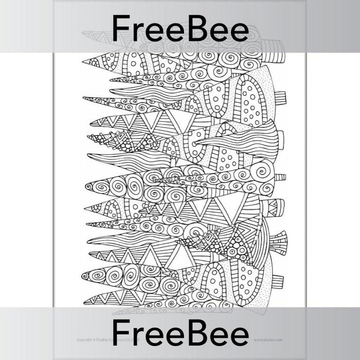 PlanBee Free Christmas Colouring Pages | PlanBee