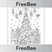 Free Printable Christmas Colouring Pages by PlanBee