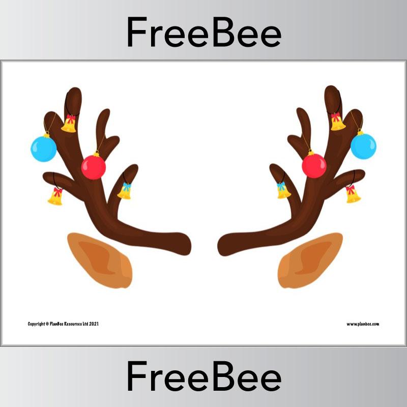 PlanBee FREE Christmas Headband Toppers by PlanBee