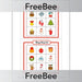PlanBee Free, printable Christmas bingo game cards for children