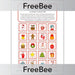 Printable Christmas bingo game for children by PlanBee