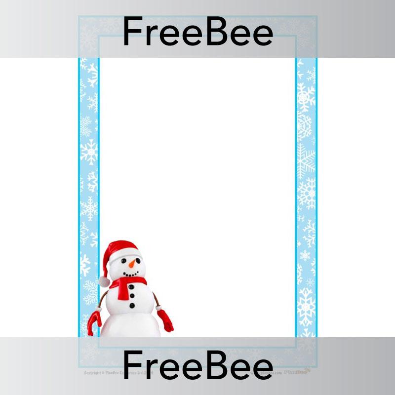 PlanBee Christmas Writing Frames | PlanBee FreeBees