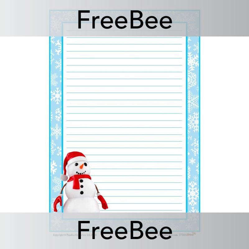 PlanBee Christmas Writing Frames | PlanBee FreeBees