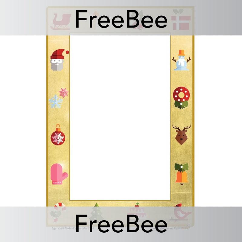 PlanBee Christmas Writing Frames | PlanBee FreeBees