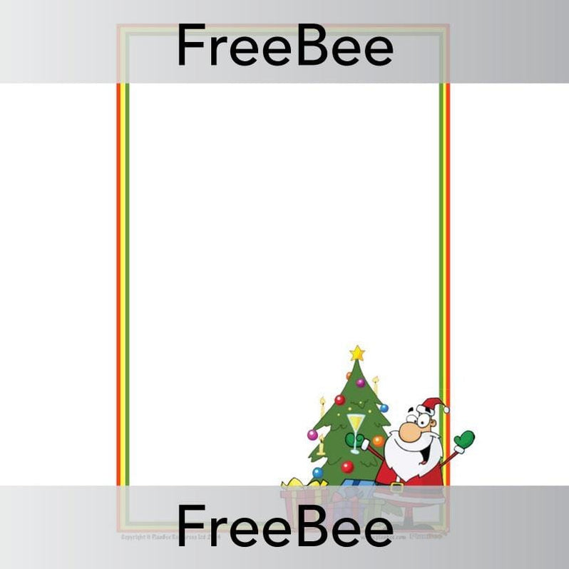 Free Printable Christmas Page Border By PlanBee free-printable-christmas-page-border-by-planbee