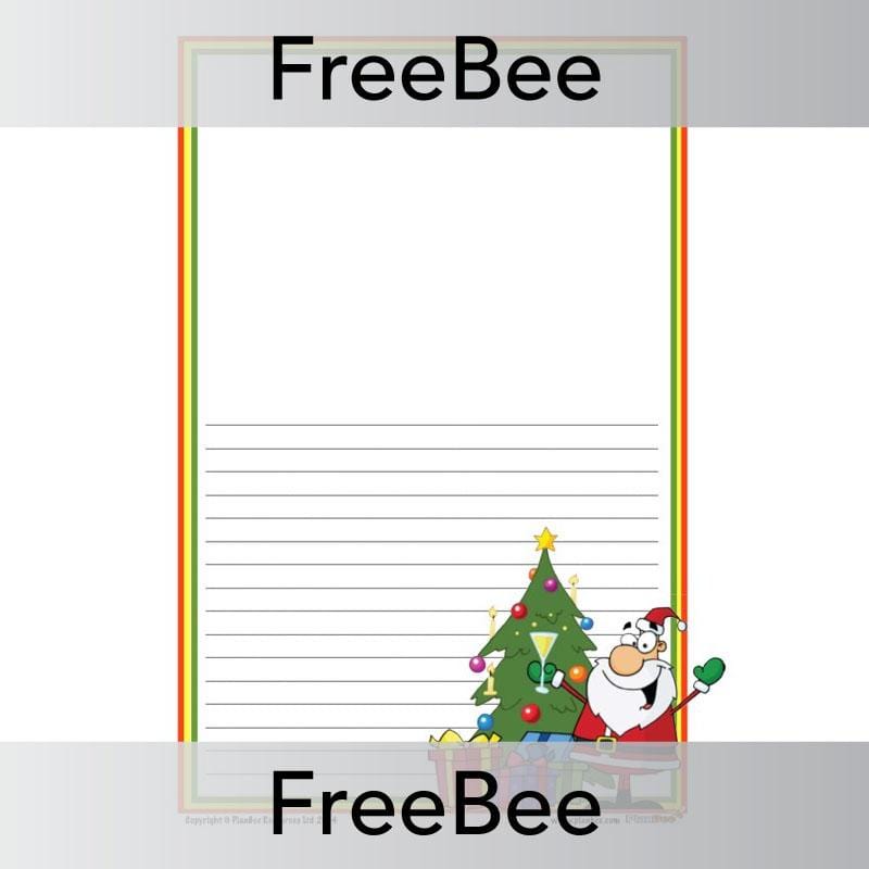 PlanBee Christmas Writing Frames | PlanBee FreeBees