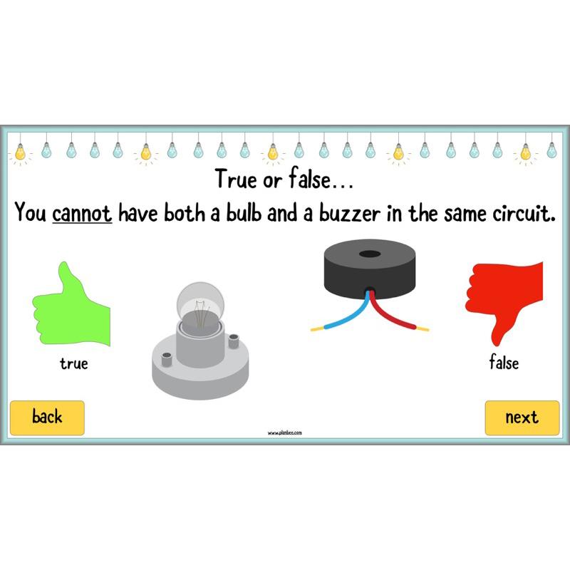 PlanBee Electricity Year 4 Science lessons: Circuits and Conductors