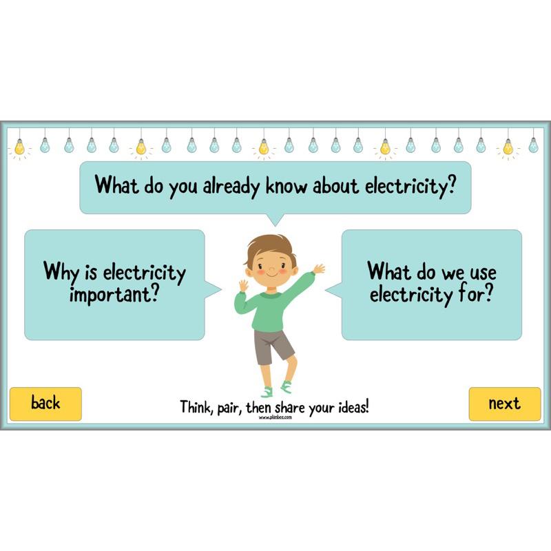 PlanBee Electricity Year 4 Science lessons: Circuits and Conductors