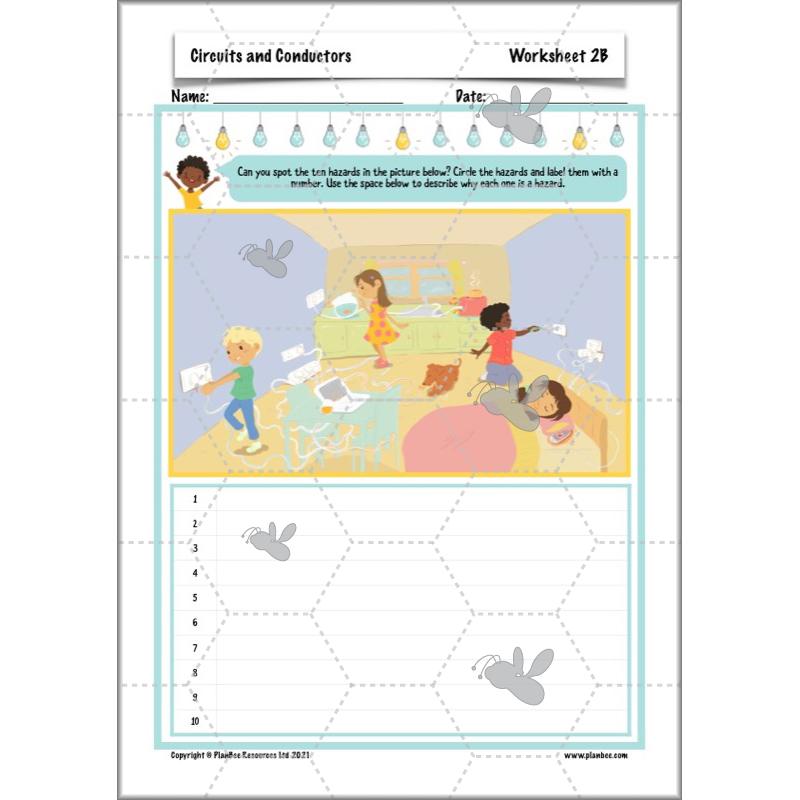 PlanBee Electricity Year 4 Science lessons: Circuits and Conductors