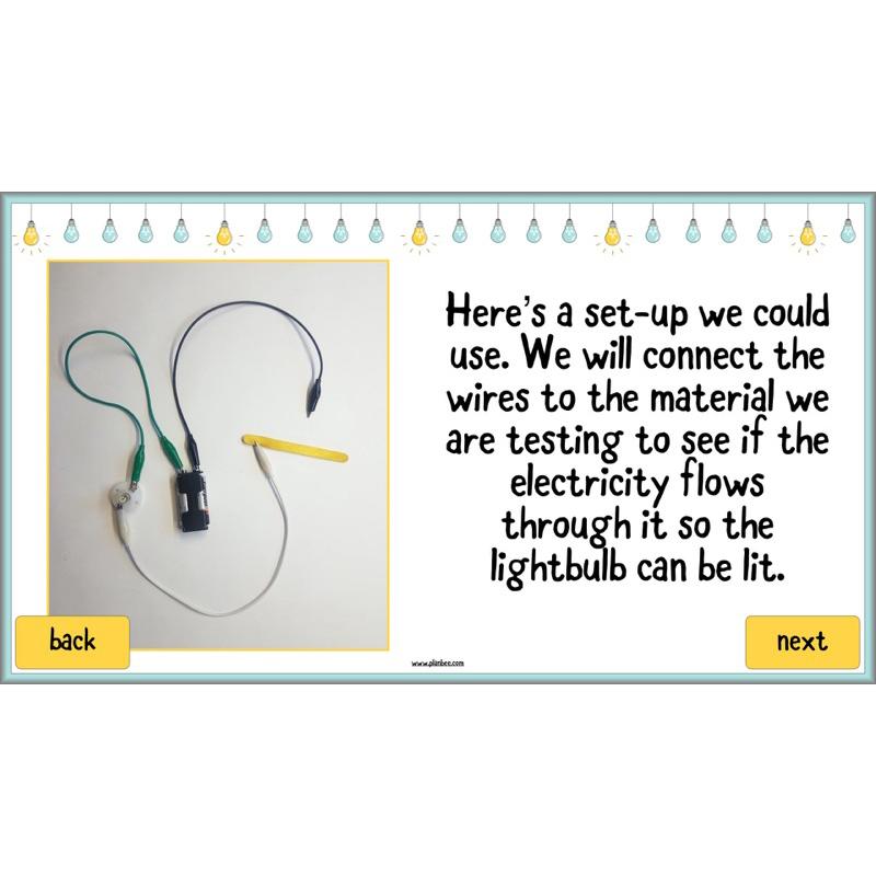 PlanBee Electricity Year 4 Science lessons: Circuits and Conductors