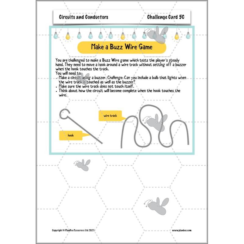 PlanBee Electricity Year 4 Science lessons: Circuits and Conductors