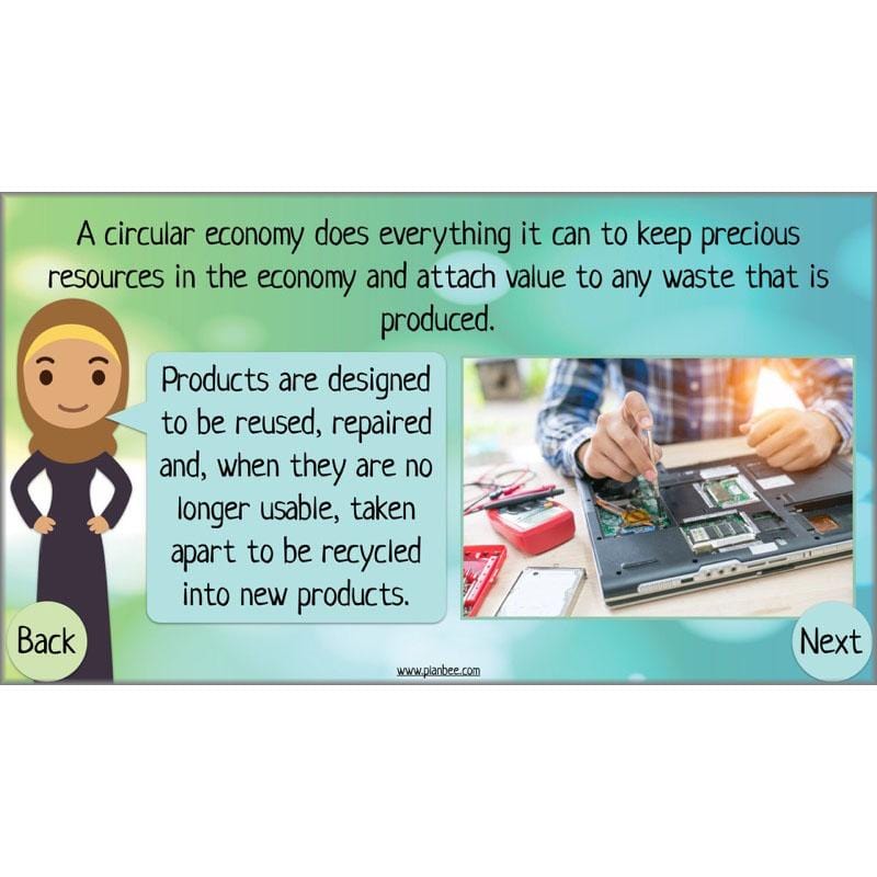 PlanBee Circular Economies KS2 ESR Lesson by PlanBee
