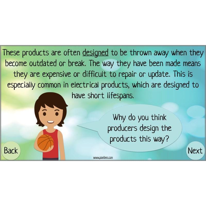 PlanBee Circular Economies KS2 ESR Lesson by PlanBee