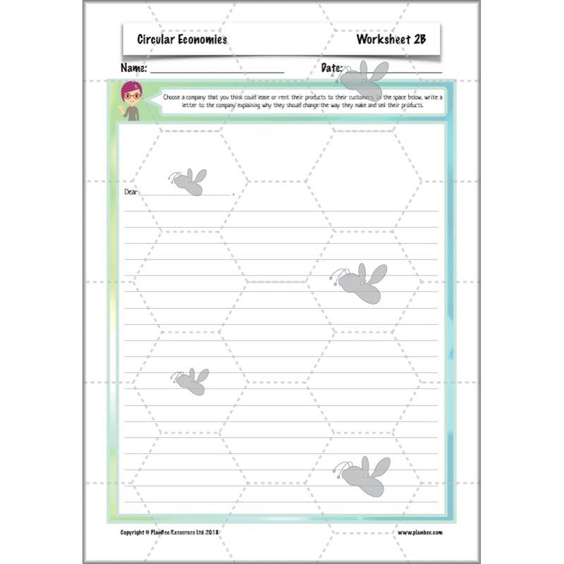 PlanBee Circular Economies KS2 ESR Lesson by PlanBee