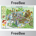PlanBee Free St. Squirrel Ville Puzzle | PlanBee FreeBees