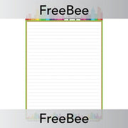 PlanBee Cityscapes Writing Frame | PlanBee FreeBees