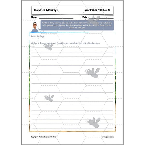 PlanBee Cloud Tea Monkeys Year 4 English Lessons by PlanBee