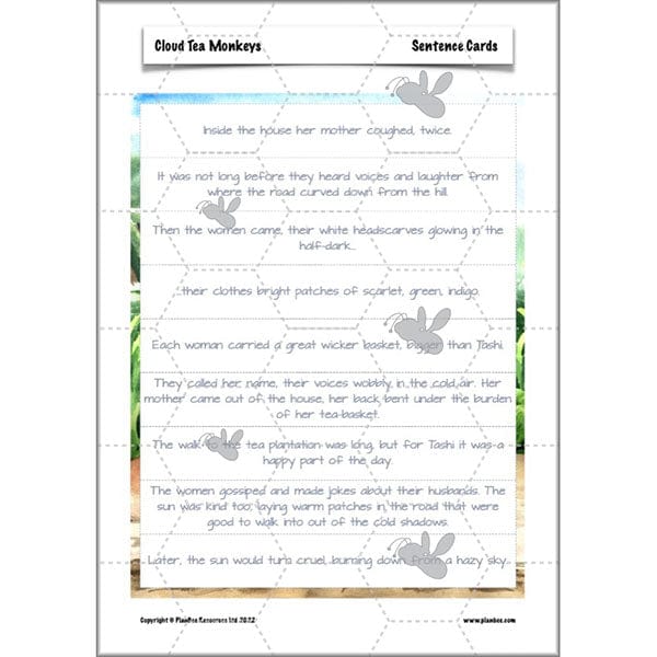 PlanBee Cloud Tea Monkeys Year 4 English Lessons by PlanBee