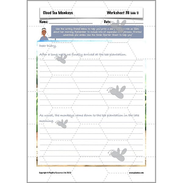PlanBee Cloud Tea Monkeys Year 4 English Lessons by PlanBee