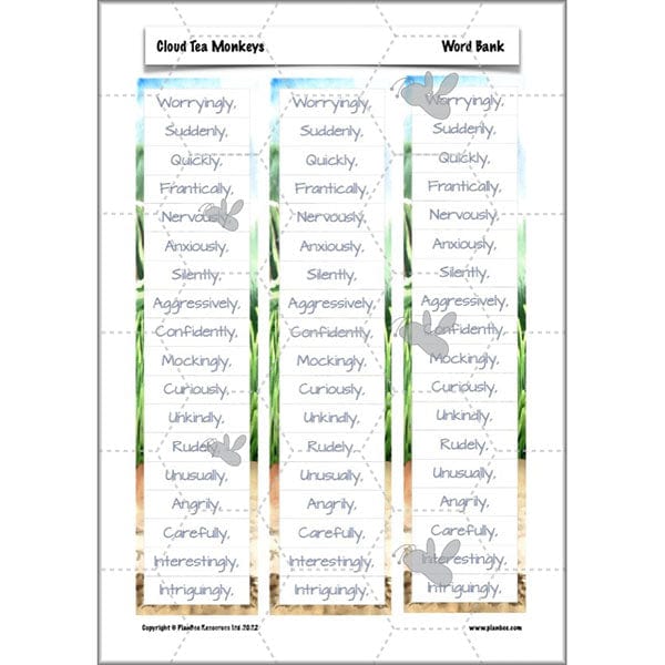PlanBee Cloud Tea Monkeys Year 4 English Lessons by PlanBee