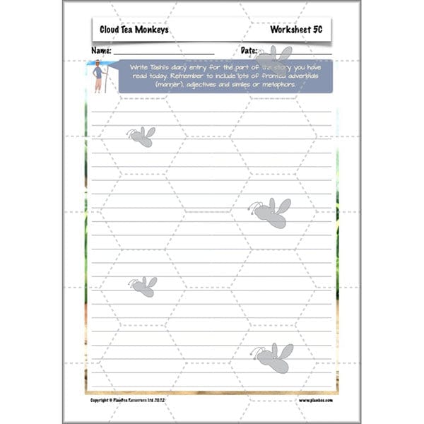 PlanBee Cloud Tea Monkeys Year 4 English Lessons by PlanBee