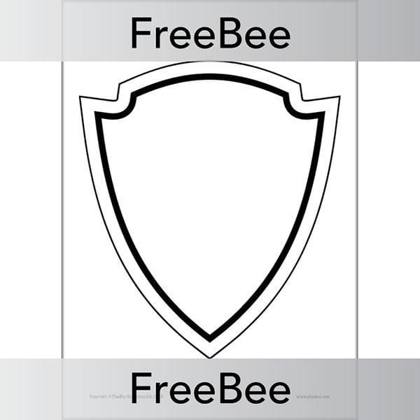 Blank Coat of Arms Template KS2 