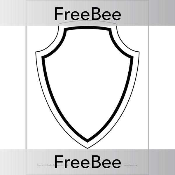 Blank Coat of Arms Template KS2 