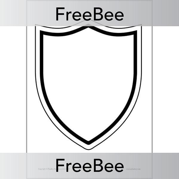 Blank Coat of Arms Template KS2 