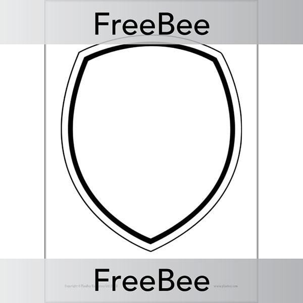 Blank Coat of Arms Template KS2 