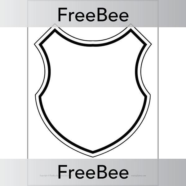 Blank Coat of Arms Template KS2 