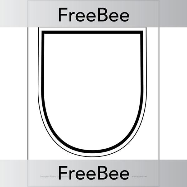 Blank Coat of Arms Template KS2 