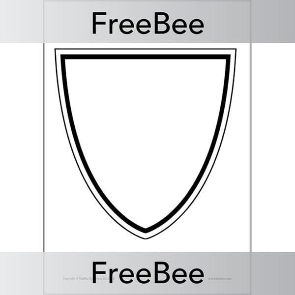 Blank Coat of Arms Template KS2 