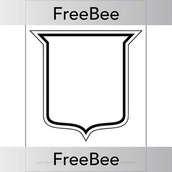Blank Coat of Arms Template KS2 