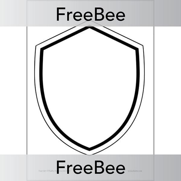 Blank Coat of Arms Template KS2 