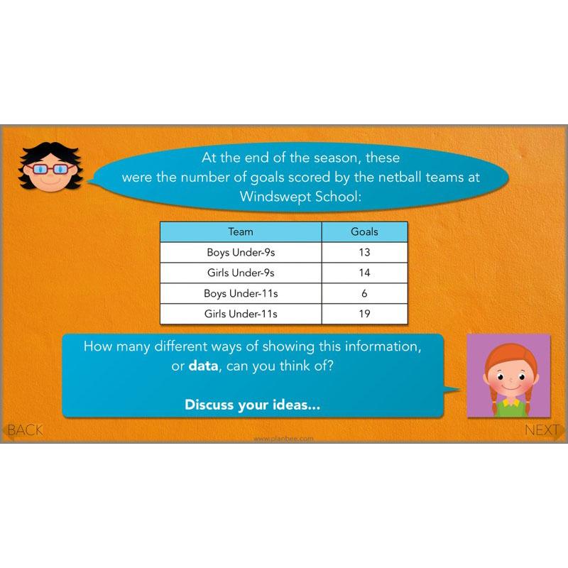 PlanBee Collecting and Sorting Data Year 3 Statistics by PlanBee