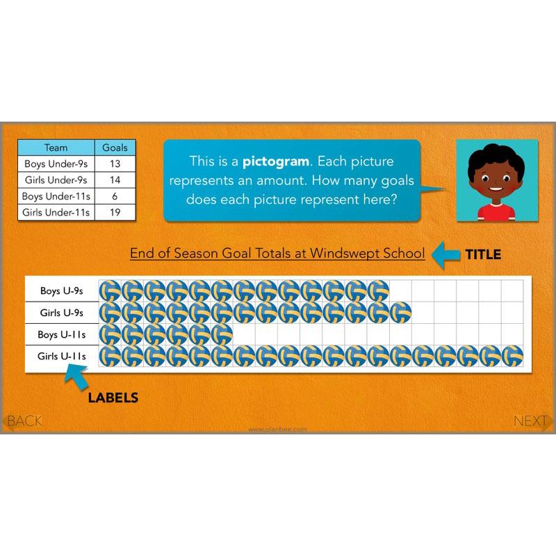 PlanBee Collecting and Sorting Data Year 3 Statistics by PlanBee