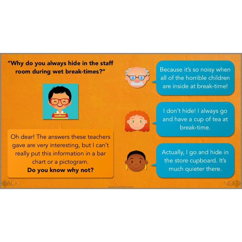 PlanBee Collecting and Sorting Data Year 3 Statistics by PlanBee