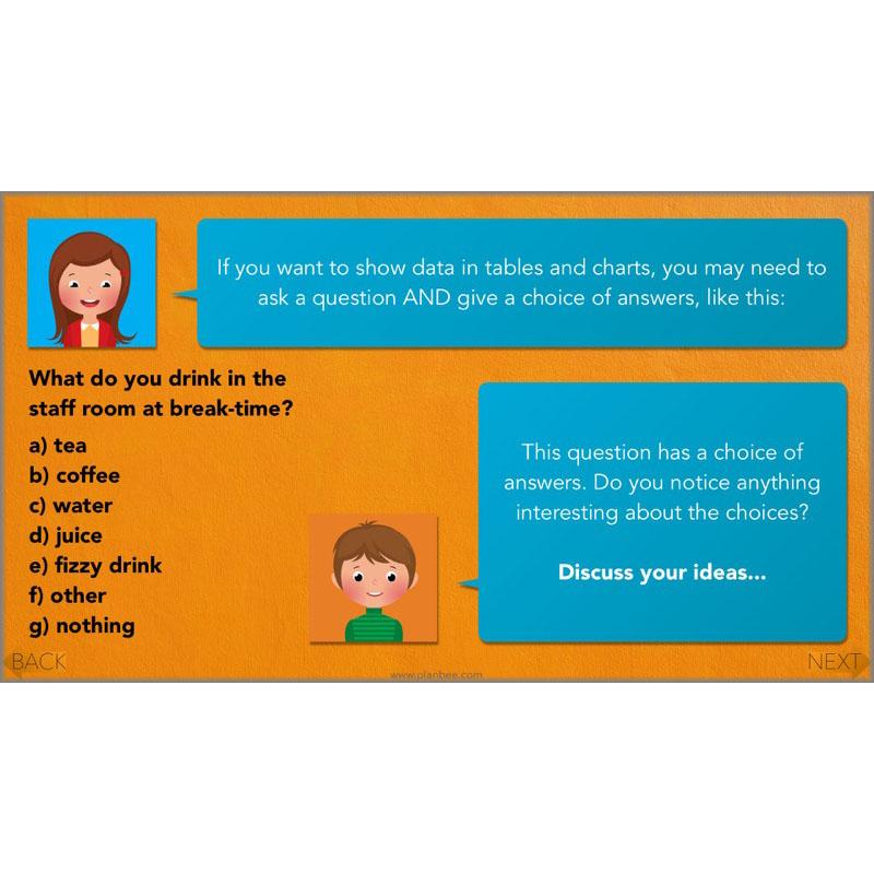 PlanBee Collecting and Sorting Data Year 3 Statistics by PlanBee