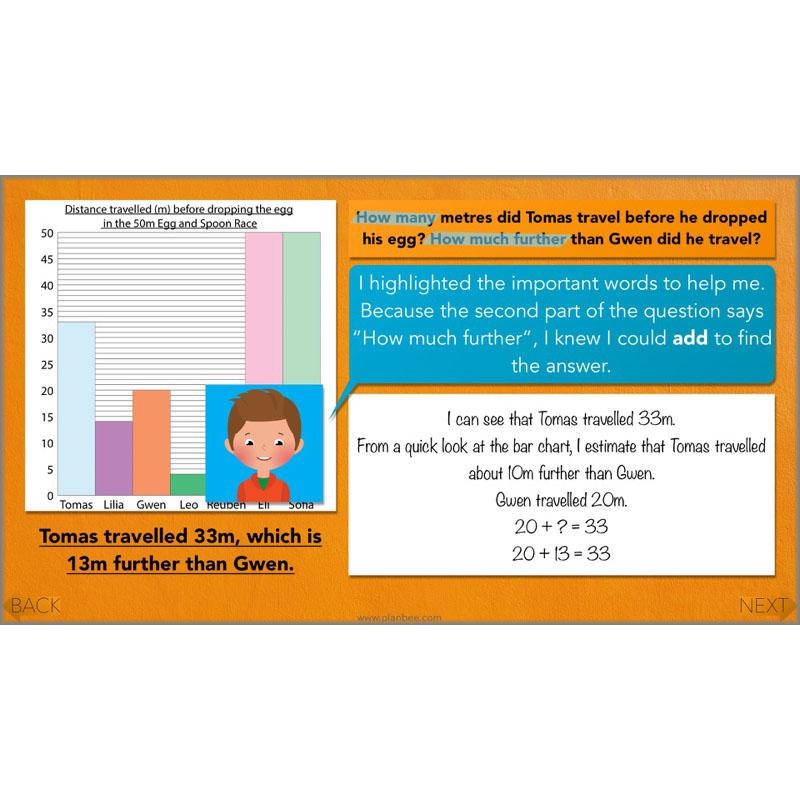 PlanBee Collecting and Sorting Data Year 3 Statistics by PlanBee