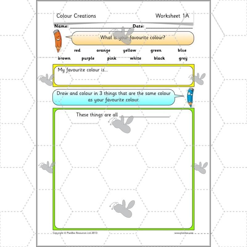 PlanBee Colour Art | Colour Mixing KS1 | Primary Colours KS1| Art Planning