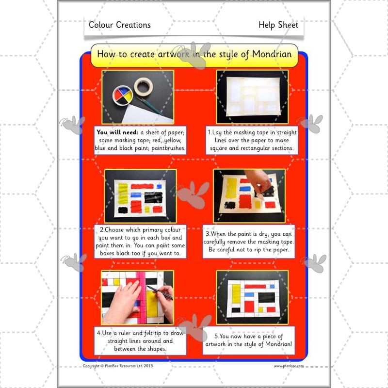 PlanBee Colour Art | Colour Mixing KS1 | Primary Colours KS1| Art Planning