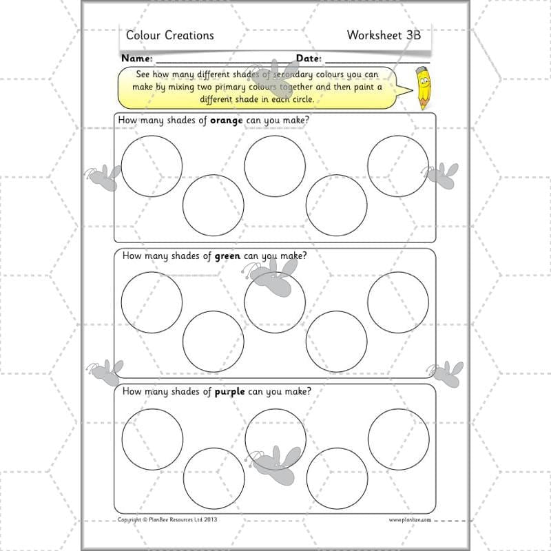 PlanBee Colour Art | Colour Mixing KS1 | Primary Colours KS1| Art Planning