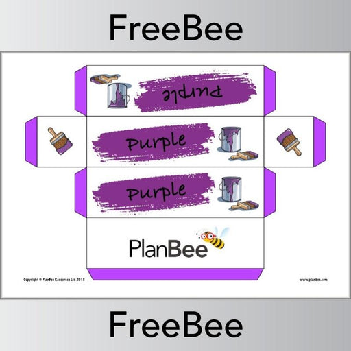 PlanBee Free printable colour group name labels by PlanBee