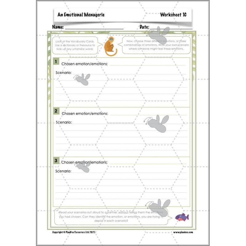 Year 6 Poetry Lessons | An Emotional Menagerie by PlanBee
