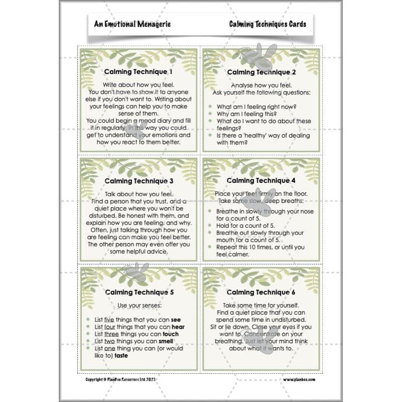 Year 6 Poetry Lessons | An Emotional Menagerie by PlanBee