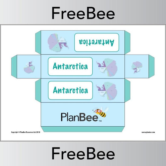 PlanBee Free Continents Group Name Labels | Primary School